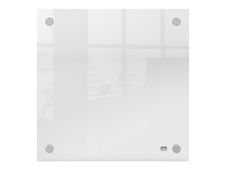 Nobo - Tableau blanc - montable sur mur - 30 x 30 cm - acrylique - transparent