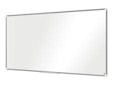 Nobo Premium Plus - Tableau blanc - montable sur mur - 180 x 90 cm - émail - magnétique - blanc