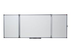 Nobo - Tableau blanc - montable sur mur - 3000 x 1200 mm - charnière en 3 parties - émail - magnétique - double face