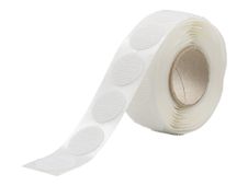 Nobo pastille autocollante - 2,2 cm de diamètre - blanc (pack de 100)