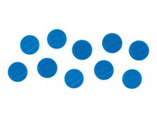 Nobo aimant - 3,8 cm de diamètre - bleu (pack de 10)