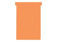 Nobo fiche en T - 11.2 x 18 cm - orange (pack de 100)