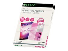 Leitz - 100 pochettes de plastification A5 (148 x 210 mm) - 125 microns