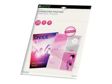 Leitz - 25 pochettes de plastification A3 (297 x 420 mm) - 125 microns- brillant