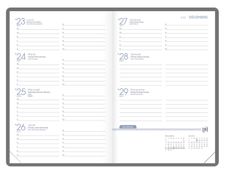 Agenda Oxford Romance - 1 semaine sur 2 pages - 10 x 15 cm - différents modèles disponibles - Hamelin