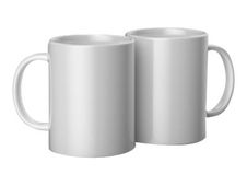 Cricut - 2 mugs céramiques - blanc - 425 ml