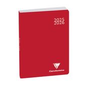 Agenda Classic - 1 jour par page - 10 x 15 cm - rouge - Exacompta