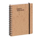 Agenda à spirale Age Bag - 1 jour par page - 15 x 21 cm - havane - Exacompta