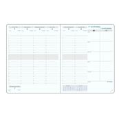 Recharge pour agenda SAS 27 - 1 semaine sur 2 pages - 21 x 27 cm - Exacompta