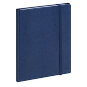 Agenda de bureau spiralé 16 mois All in One - 1 semaine sur 2 pages - 15 x 21 cm - bleu - Exacompta