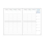 Recharge pour agenda SAD 29 16 mois - 1 semaine sur 2 pages - A4 (21x29,7 cm) - Exacompta