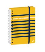 Agenda Oslo - 1 jour par page - 12 x 17 cm - marin jaune - Quo Vadis