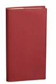 Agenda Impala Italsept spiralé - 1 semaine sur 2 pages - 8,8 x 17 cm - rouge - Quo Vadis
