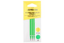 Les Prix Mini - Pack de 3 recharges pour stylo gel effaçable - vert