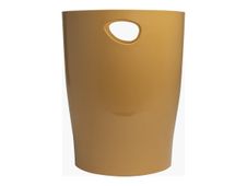 Exacompta Neo Deco - Corbeille à papier 15L - or cuivré
