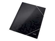 Leitz WOW - Chemise 3 rabats - A4 - noir
