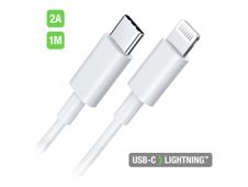 Wave Concept - Câble de charge - USB-C vers Lightning - 1 m - blanc 