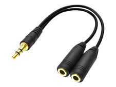 Wave Concept - Câble audio jack 3,5 male vers double jack 3,5 femelle