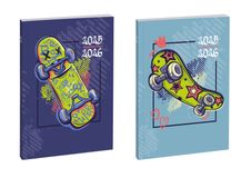 Agenda Urban skate - 1 jour par page - 11,5 x 16,9 cm - 2 modèles disponibles - Brepols