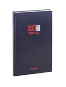 Agenda College 16 mois - 1 jour par page - 13 x 21 cm - noir - Brepols
