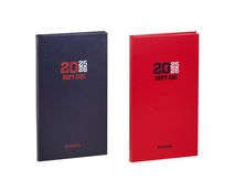 Agenda de poche College 16 mois - 1 semaine sur 2 pages - 9 x 16 cm - 2 couleurs disponibles - Brepols