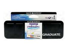 Daler-Rowney Graduate Student Set - Ensemble de peinture aquarelle - 12 couleurs