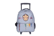 Sac à dos à roulettes Harry Potter Quidditch - 2 compartiments - gris - Kid'Abord