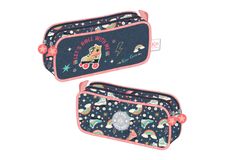 Trousse KIP Roller - 2 compartiments - bleu marine - Kid'Abord