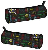 Trousse ronde KIP Gamer next level - 1 compartiment - noir - Kid'Abord