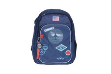 Sac à dos KIP Aviator - 2 compartiments - 25L - bleu marine - Kid'Abord