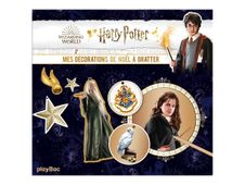 Harry Potter Mes cartes à gratter Décorations de Noël - livre d'activités