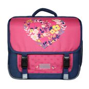 Cartable Phileas - 38 cm - 2 compartiments - cœur - Bagtrotter