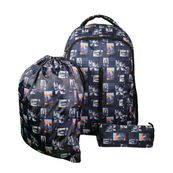 Sac à dos + sac gym + trousse 2 compartiments - city - Bagtrotter