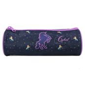 Trousse ronde Cybel - 1 compartiment - bleu - Bagtrotter