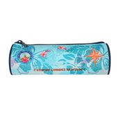 Trousse ronde Koh Lanta - 1 compartiment - turquoise - Bagtrotter