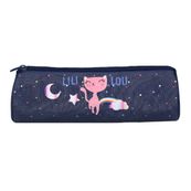 Trousse ronde Lili Lou - 1 compartiment - bleu - Bagtrotter