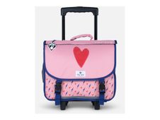 Pol Fox Factory - Cartable scolaire - 38 cm, réversible - Cœur