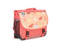 Cartable réversible Tutti Frutti - 38 cm - 2 compartiments - rouge - Pol Fox