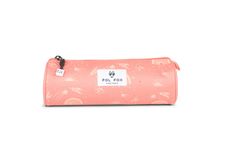 Trousse ronde Moonlight - 1 compartiment - rose - Pol Fox