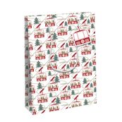 Clairefontaine Excellia - Sac cadeau - grand - 26.5 cm x 14 cm x 33 cm - altitude - blanc