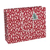 Clairefontaine Excellia - Sac cadeau - achats - 37.3 cm x 11.8 cm x 27.5 cm - altitude - rouge