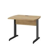 Bureau JAZZ+ - 80 cm - Pieds métal - chêne du bocage