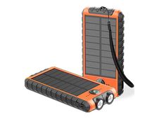 BigBen Connected - Powerbank / batterie de secours rechargeable - 10000 mAh - noir/orange