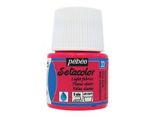 Pebeo Setacolor - Peinture tissus clairs - noir - 45 ml