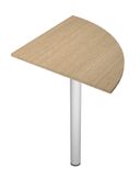 Angle de liaison à 90° pour Bureau Trend (pied non inclus) - plateau imitation chêne