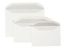 Quantore - Enveloppe - International C6 (114 x 162 mm) - Côté ouvert - blanc - Pack de 500
