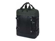Oberthur Halifax - Sac à dos pour ordinateur portable - 15.6" - noir / vert