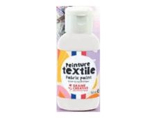 Graine Creative - Peinture textile - blanc - 50 ml