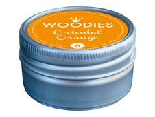Woodies 8 - Tampon encreur rond - oriental orange