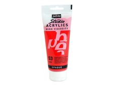 Pebeo Studio Acrylics High Viscosity 53 - Peinture acrylique - teinte rouge cadmium foncé - 100 ml